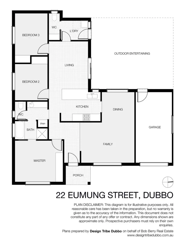 Floorplan of Homely house listing, 22 Eumung Street, Dubbo NSW 2830