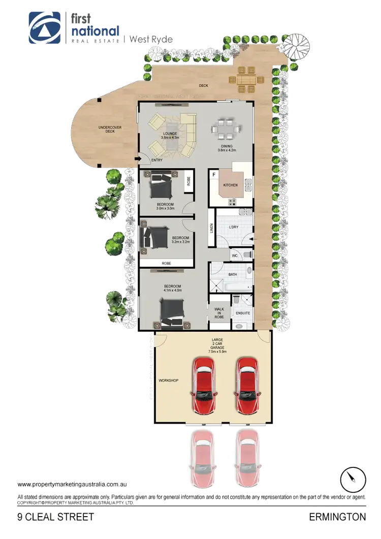 Floorplan of Homely house listing, 9 Cleal Street, Ermington NSW 2115