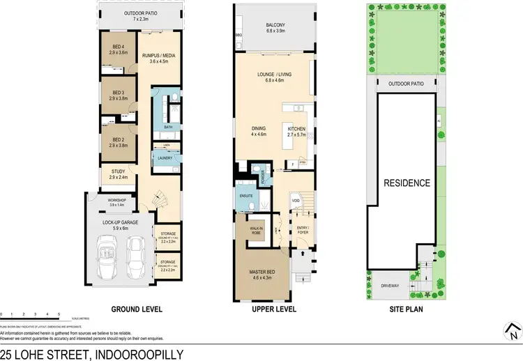 Floorplan of Homely house listing, 25 Lohe Street, Indooroopilly QLD 4068