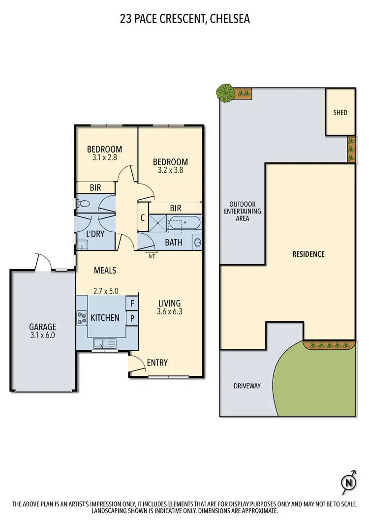 Floorplan of Homely house listing, 23 Pace Crescent, Chelsea VIC 3196