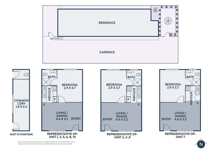 Floorplan of Homely block of units listing, 1-10/25 Spencer Street, Northcote VIC 3070