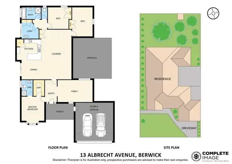 Floorplan of Homely house listing, 13 Albrecht Avenue, Berwick VIC 3806