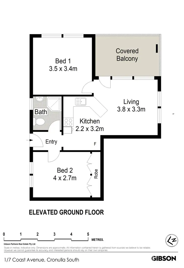 Floorplan of Homely apartment listing, 1/7 Coast Avenue, Cronulla NSW 2230