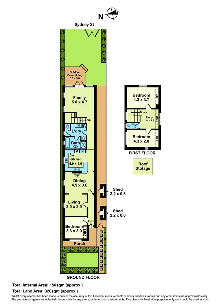 Floorplan of Homely house listing, 29 Adelaide Street, Footscray VIC 3011