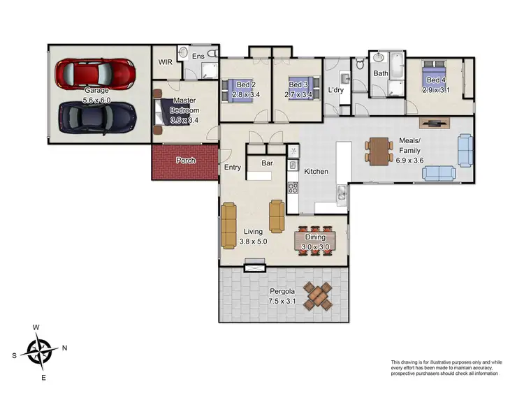 Floorplan of Homely house listing, 19 Cotham Square, Hampton Park VIC 3976
