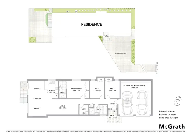 Floorplan of Homely semi-detached listing, 64B Honiton Avenue, Carlingford NSW 2118