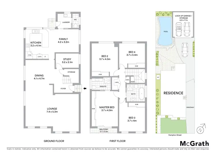 Floorplan of Homely house listing, 21 Hampton Street, Hurstville Grove NSW 2220