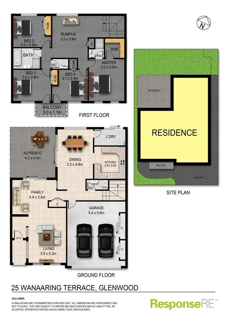 Floorplan of Homely house listing, 25 Wanaaring Terrace, Glenwood NSW 2768