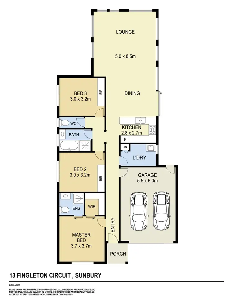 Floorplan of Homely house listing, 13 Fingleton Crescent, Sunbury VIC 3429