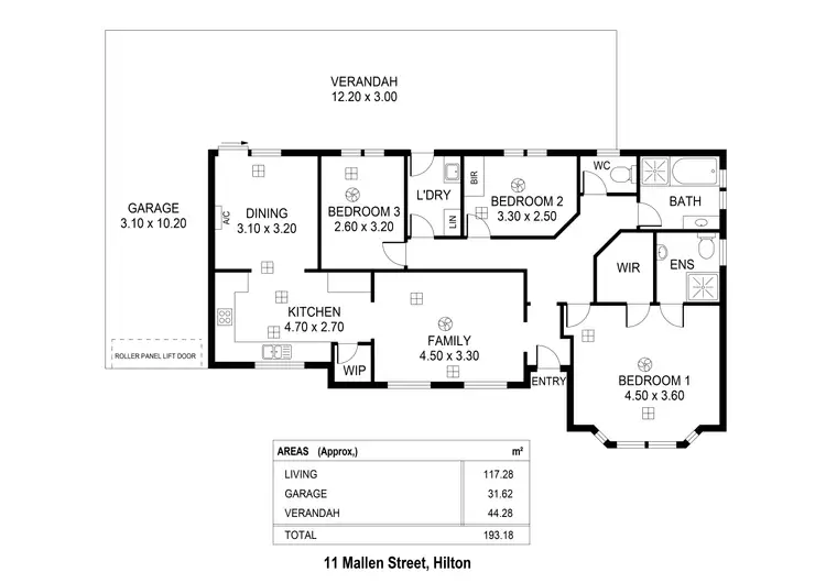 Floorplan of Homely house listing, 11 Mallen Street, Hilton SA 5033