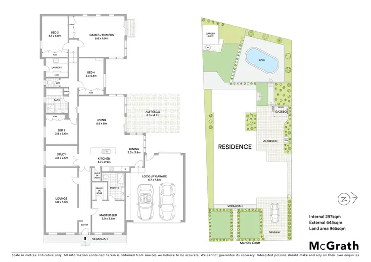 Floorplan of Homely house listing, 1 Merrick Court, Highton VIC 3216