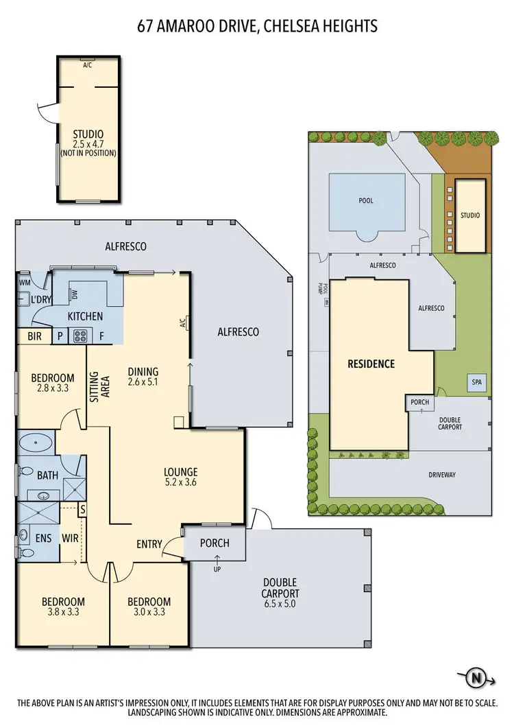 Floorplan of Homely house listing, 67 Amaroo Drive, Chelsea Heights VIC 3196