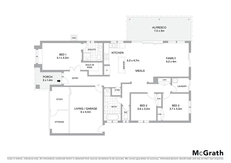 Floorplan of Homely house listing, 13 Nerida Court, Doreen VIC 3754