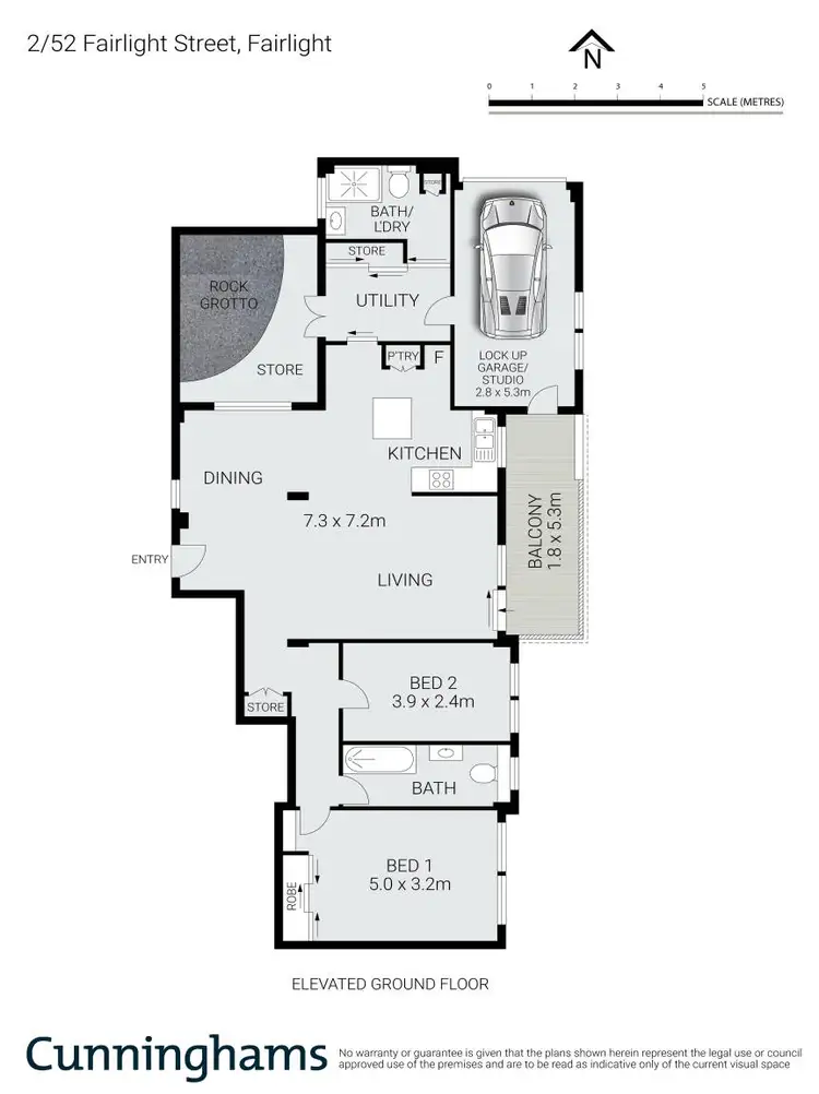 Floorplan of Homely unit listing, 2/52 Fairlight Street, Fairlight NSW 2094