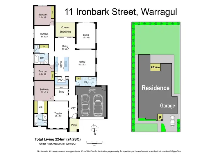 Floorplan of Homely house listing, 11 Ironbark Street, Warragul VIC 3820