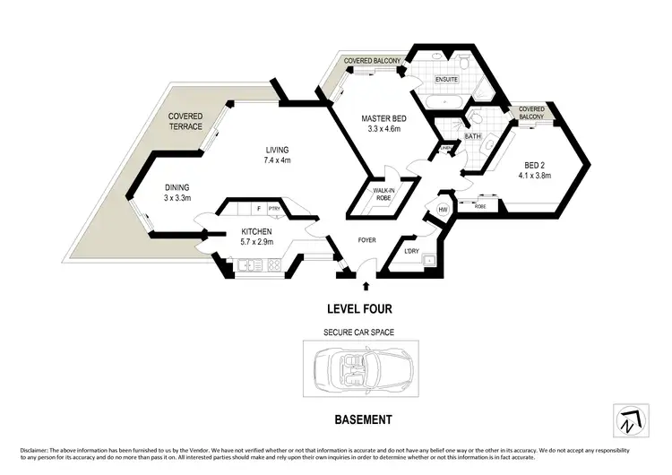 Floorplan of Homely apartment listing, 12/25 Marshall Street, Manly NSW 2095