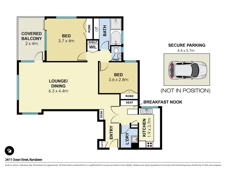 Floorplan of Homely apartment listing, 24/11 Ocean Street, Narrabeen NSW 2101