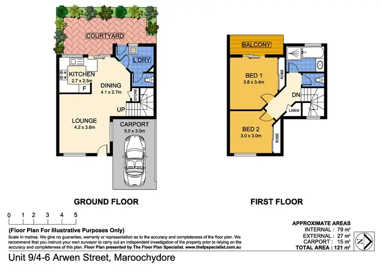 Floorplan of Homely unit listing, 9/4-6 Arwen Street, Maroochydore QLD 4558