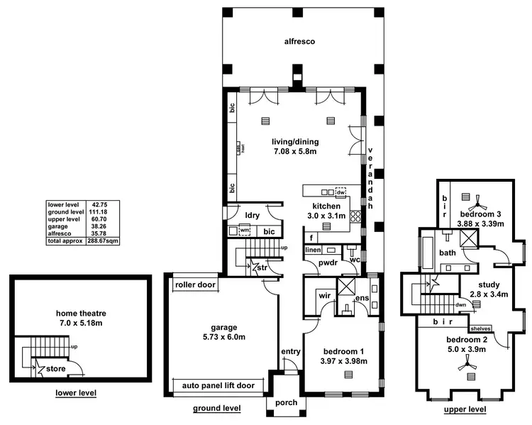 Floorplan of Homely house listing, 1C Taylor Terrace, Rosslyn Park SA 5072