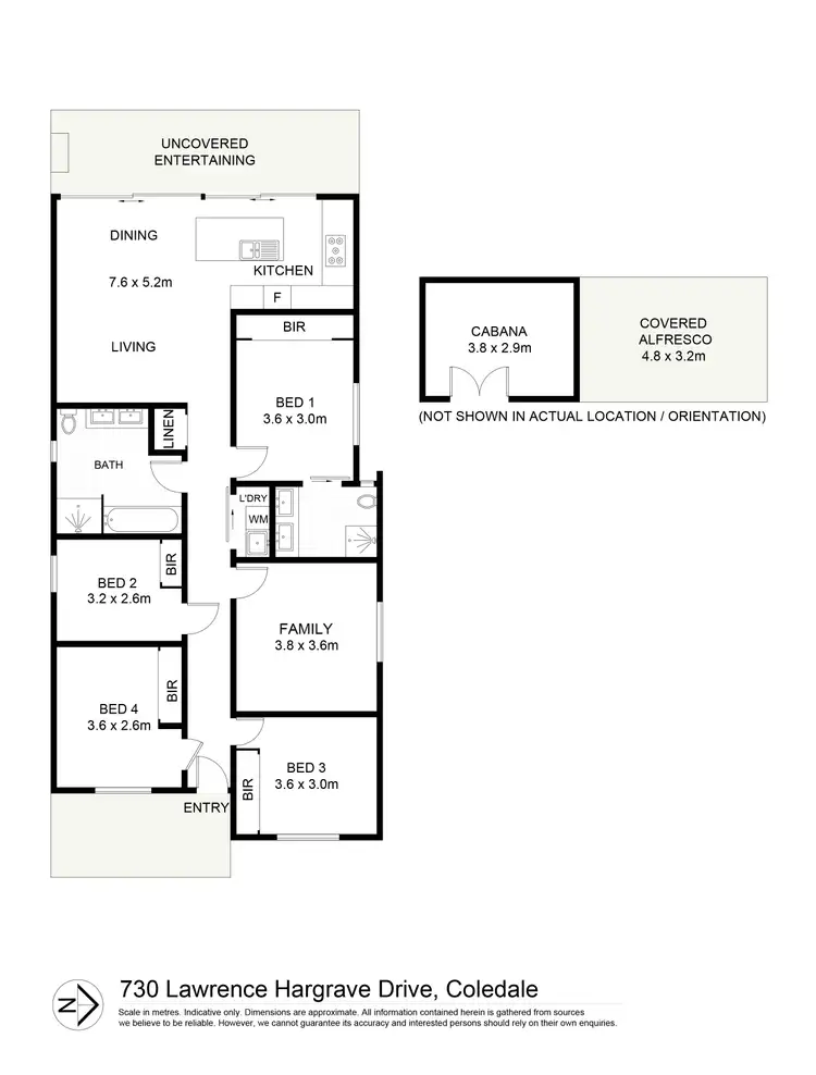 Floorplan of Homely house listing, 730 Lawrence Hargrave Drive, Coledale NSW 2515