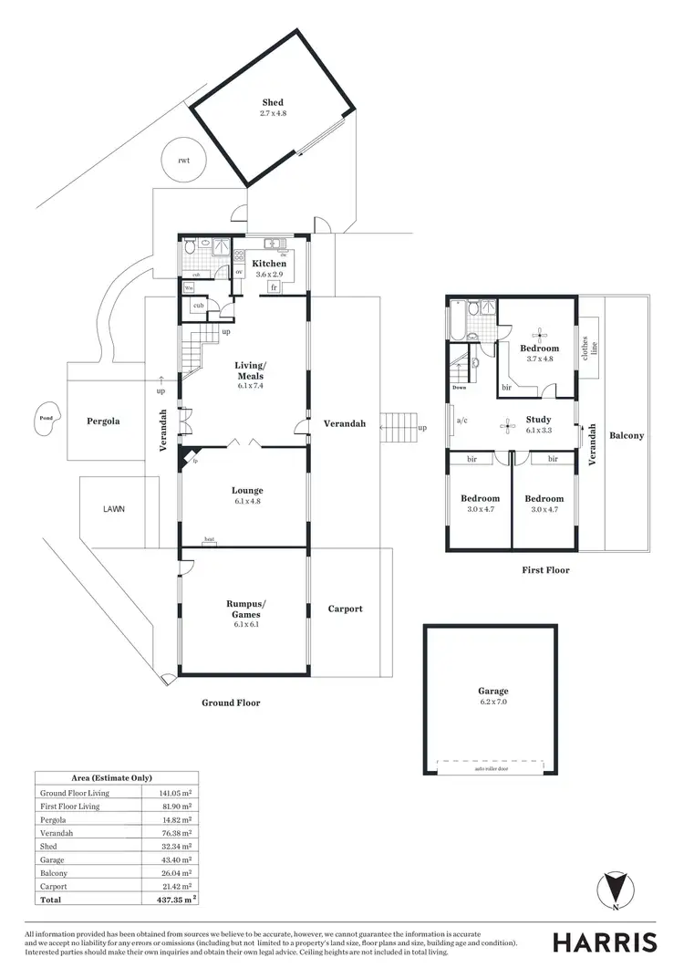 Floorplan of Homely house listing, 9-11 Oratava Avenue, Bridgewater SA 5155