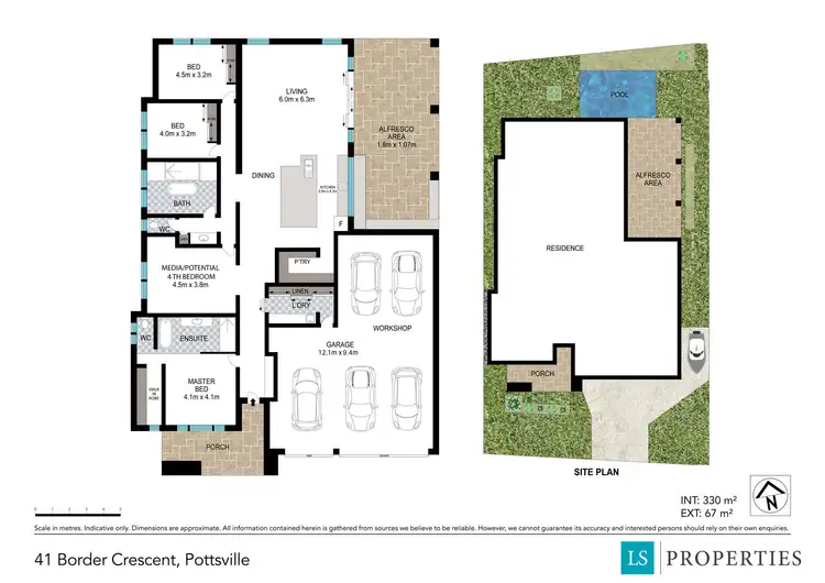 Floorplan of Homely house listing, 41 Border Crescent, Pottsville NSW 2489