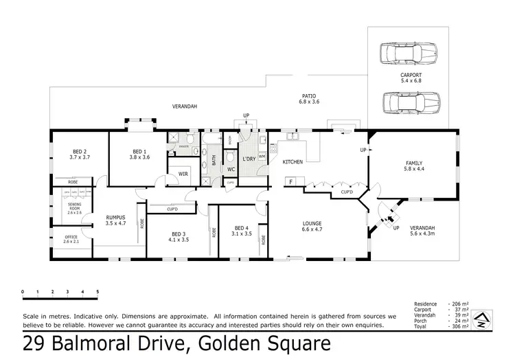 Floorplan of Homely house listing, 29 Balmoral Drive, Golden Square VIC 3555