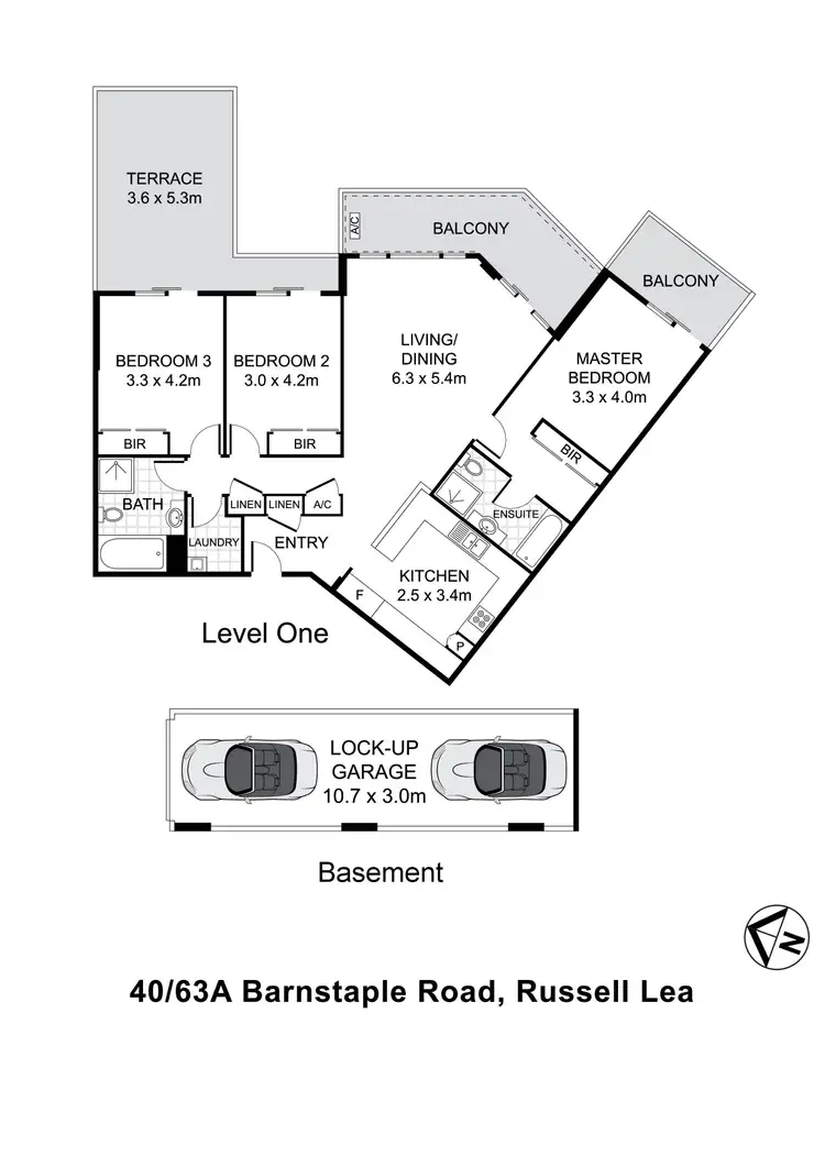 Floorplan of Homely apartment listing, 40/63A Barnstaple Road, Russell Lea NSW 2046
