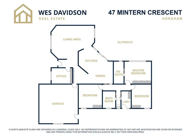 Floorplan of Homely house listing, 47 Mintern Crescent, Horsham VIC 3400