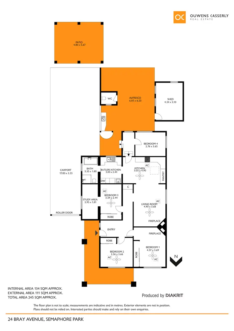 Floorplan of Homely house listing, 24 Bray Avenue, Semaphore Park SA 5019