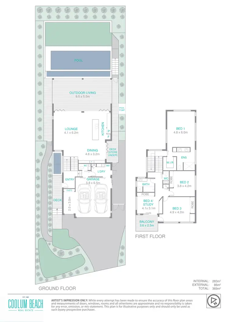 Floorplan of Homely house listing, 7 Bonment Road, Yaroomba QLD 4573