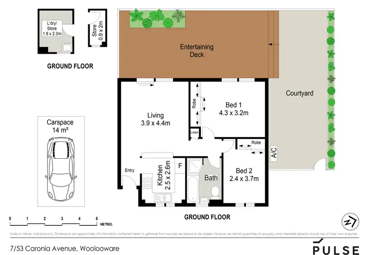 Floorplan of Homely apartment listing, 7/53 Caronia Avenue, Woolooware NSW 2230