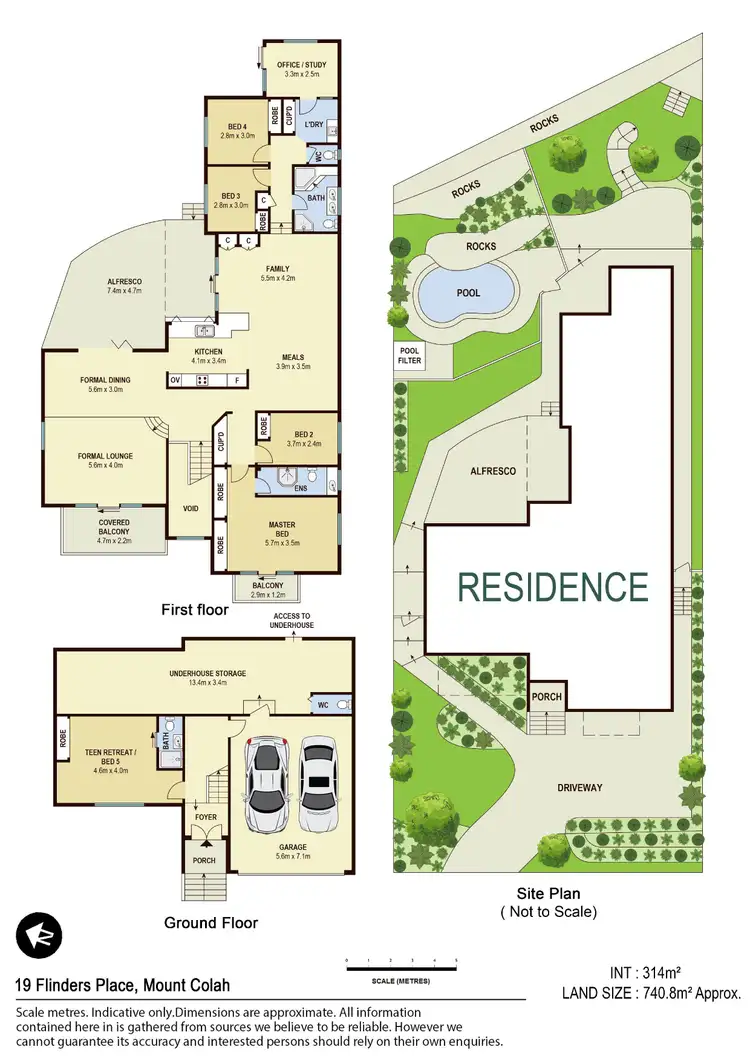 Floorplan of Homely house listing, 19 Flinders Place, Mount Colah NSW 2079