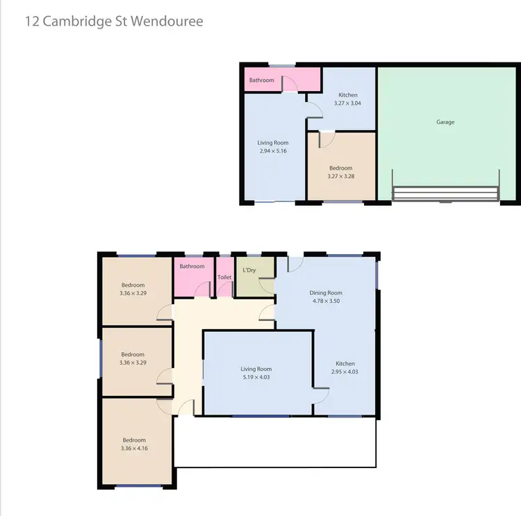 Floorplan of Homely house listing, 12 Cambridge Street, Wendouree VIC 3355