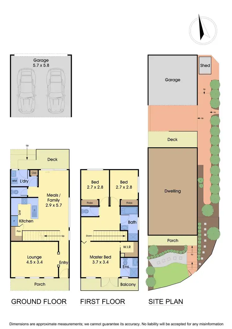 Floorplan of Homely townhouse listing, 72 Stockdale Way, Mill Park VIC 3082