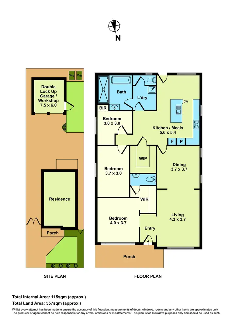 Floorplan of Homely house listing, 647 Barkly Street, West Footscray VIC 3012
