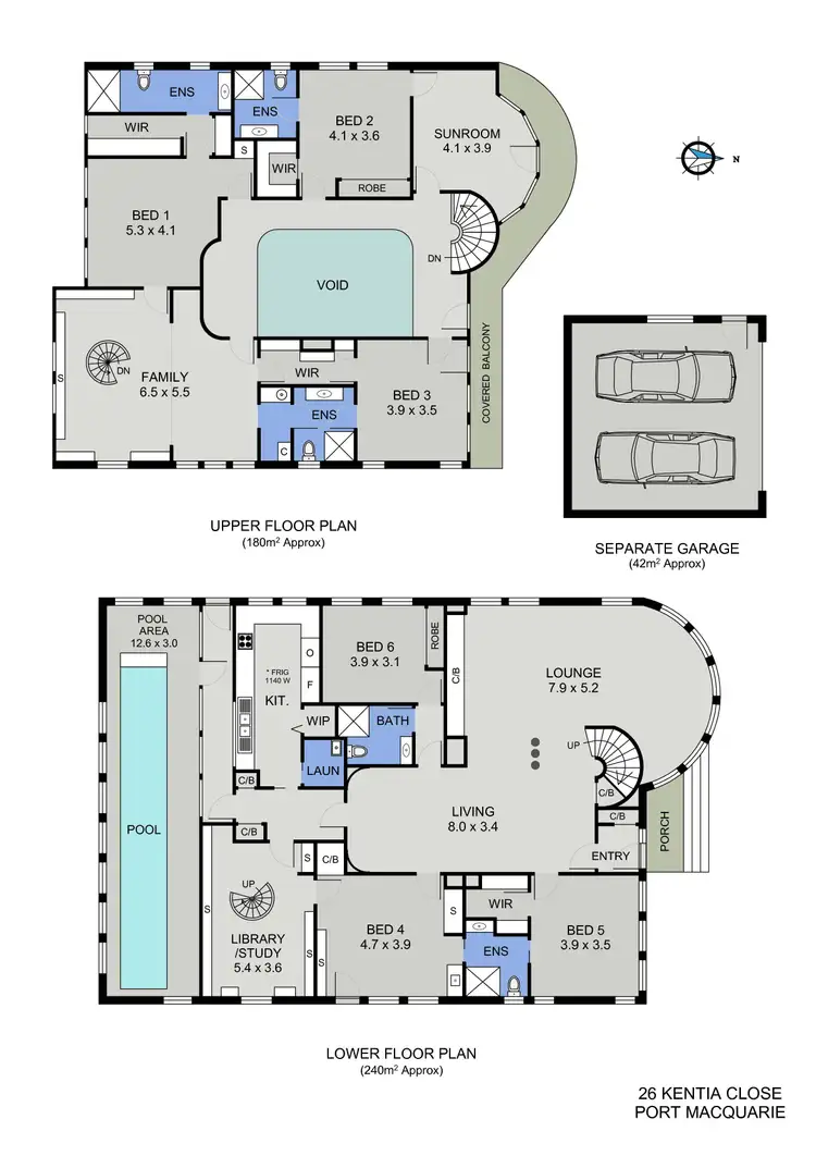 Floorplan of Homely house listing, 26 Kentia Close, Port Macquarie NSW 2444