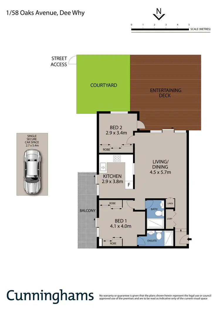 Floorplan of Homely unit listing, 1/58 Oaks Avenue, Dee Why NSW 2099