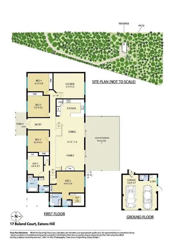 Floorplan of Homely house listing, 17 Boland Court, Eatons Hill QLD 4037
