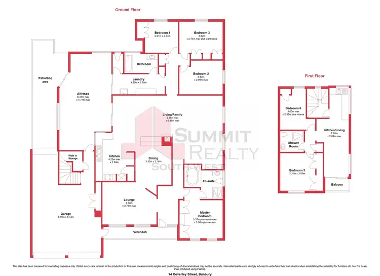 Floorplan of Homely house listing, 14 Coverley Street, East Bunbury WA 6230