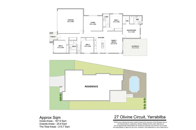 Floorplan of Homely house listing, 27 Olivine Circuit, Yarrabilba QLD 4207
