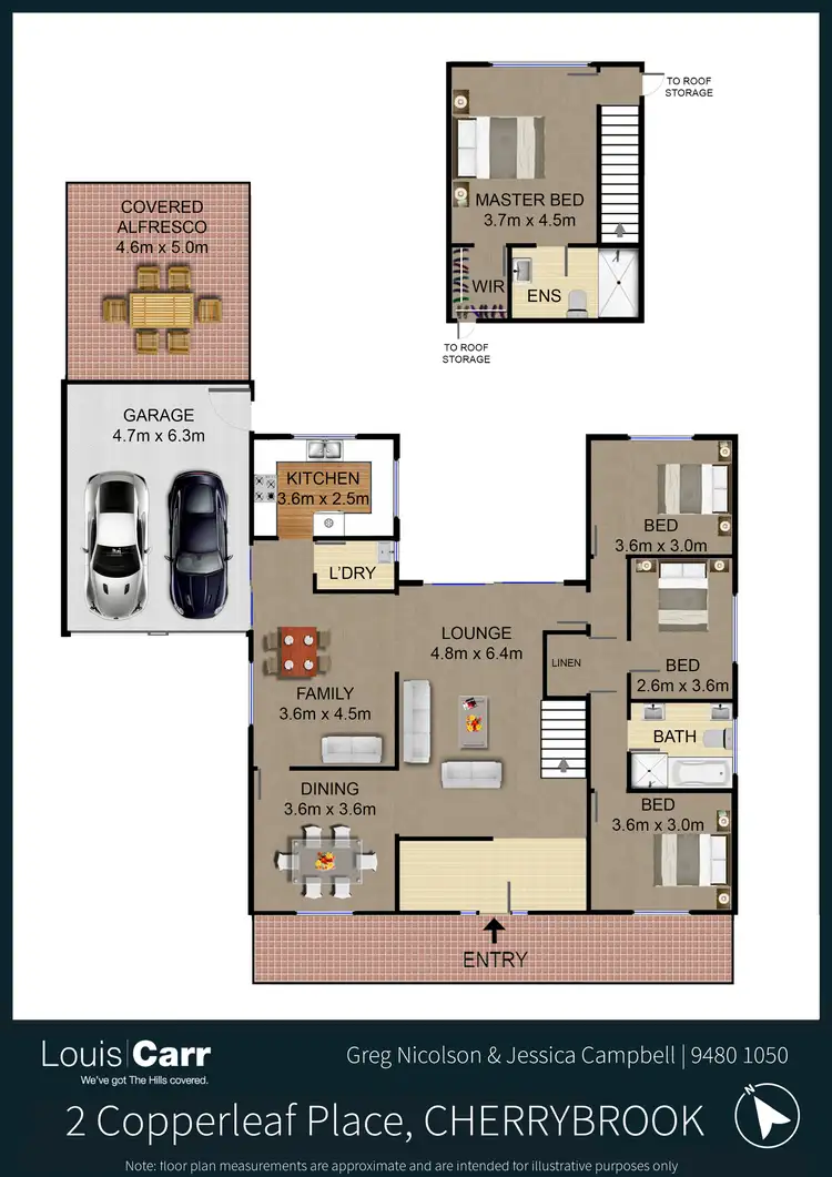 Floorplan of Homely house listing, 2 Copperleaf Place, Cherrybrook NSW 2126
