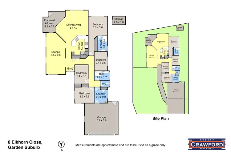 Floorplan of Homely house listing, 8 Elkhorn Close, Garden Suburb NSW 2289