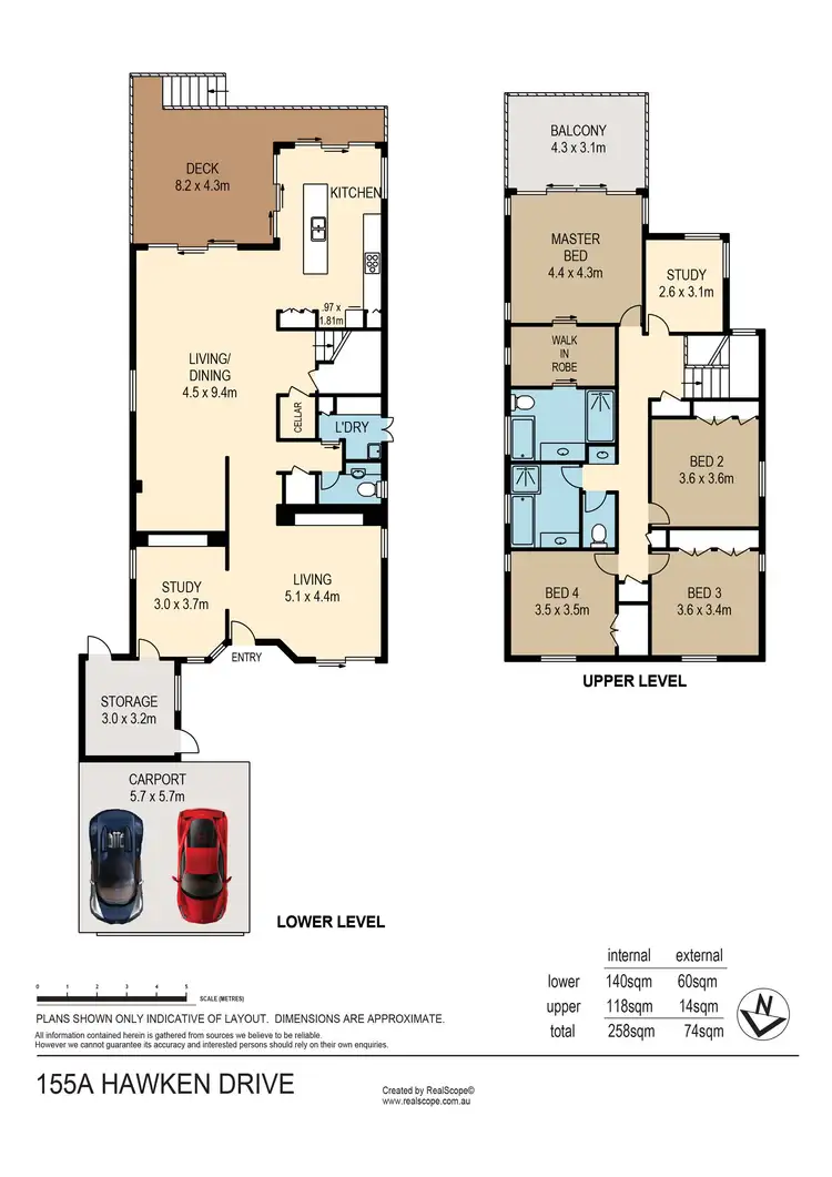 Floorplan of Homely house listing, 155A Hawken Drive, St Lucia QLD 4067
