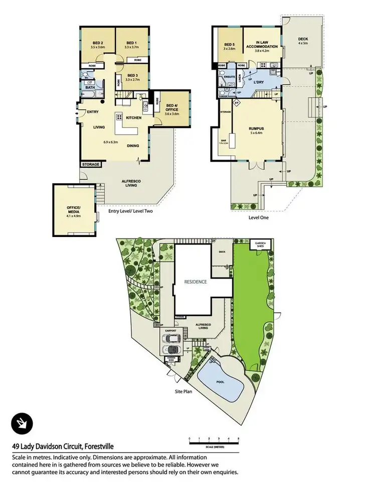 Floorplan of Homely house listing, 49 Lady Davidson Circuit, Forestville NSW 2087