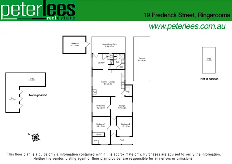 Floorplan of Homely house listing, 19 Frederick Street, Ringarooma TAS 7263