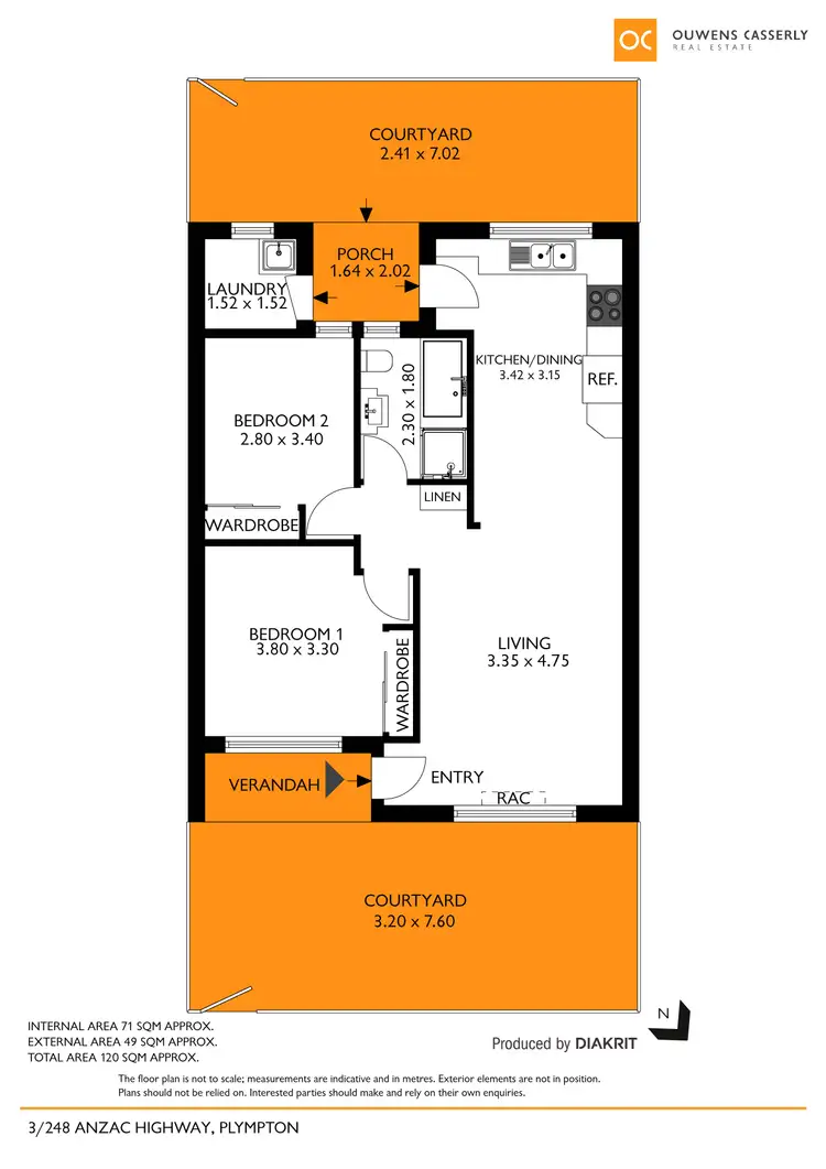 Floorplan of Homely unit listing, 3/248 Anzac Highway, Plympton SA 5038