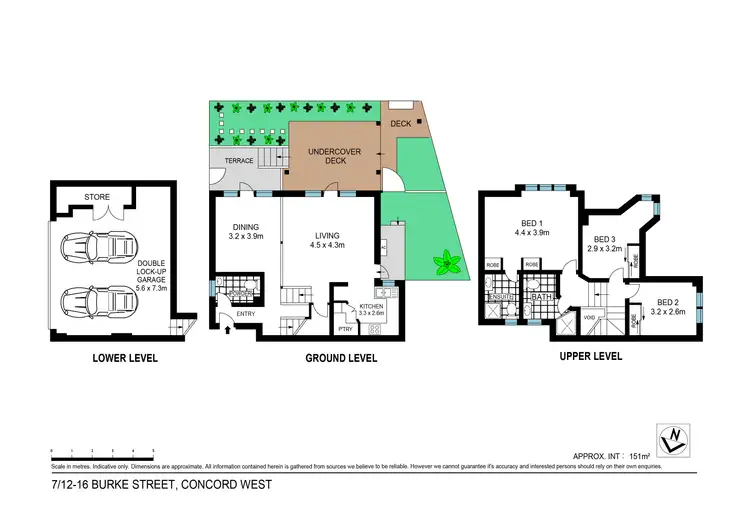 Floorplan of Homely townhouse listing, 7/12-16 Burke Street, Concord West NSW 2138