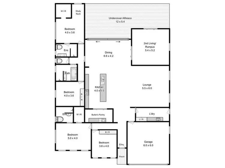 Floorplan of Homely house listing, 11 Haven Drive, Shearwater TAS 7307