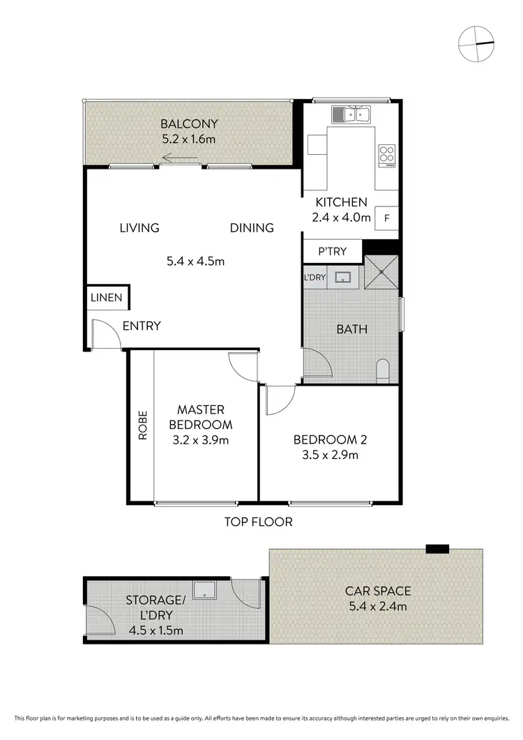 Floorplan of Homely apartment listing, 118/22 Tunbridge Street, Mascot NSW 2020